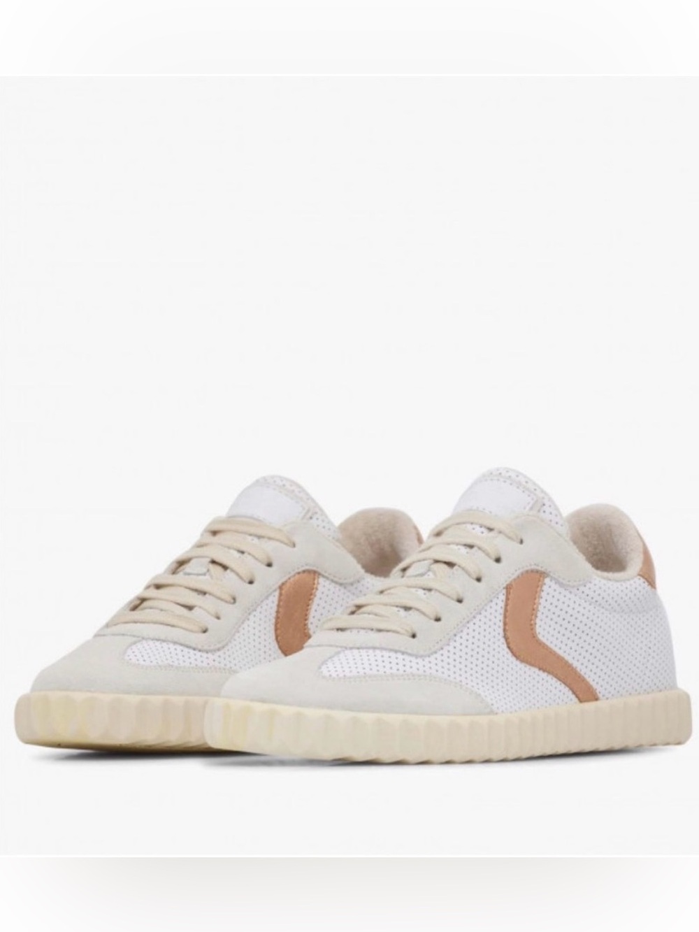 NWT VOILE BLANCHE INES MESH
SUEDE AND LEATHER SNEAKERS
GREY-WHITE